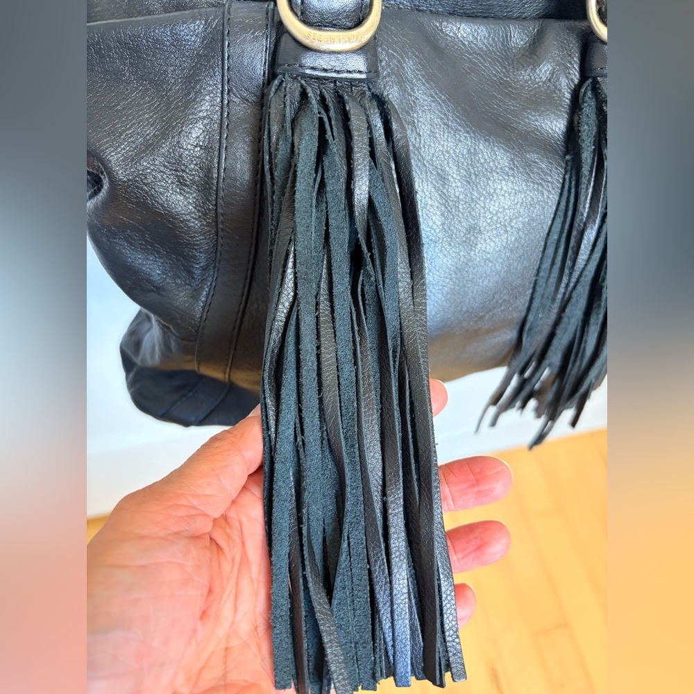 See by Chloé Black Leather Tote - Picture 4 of 13